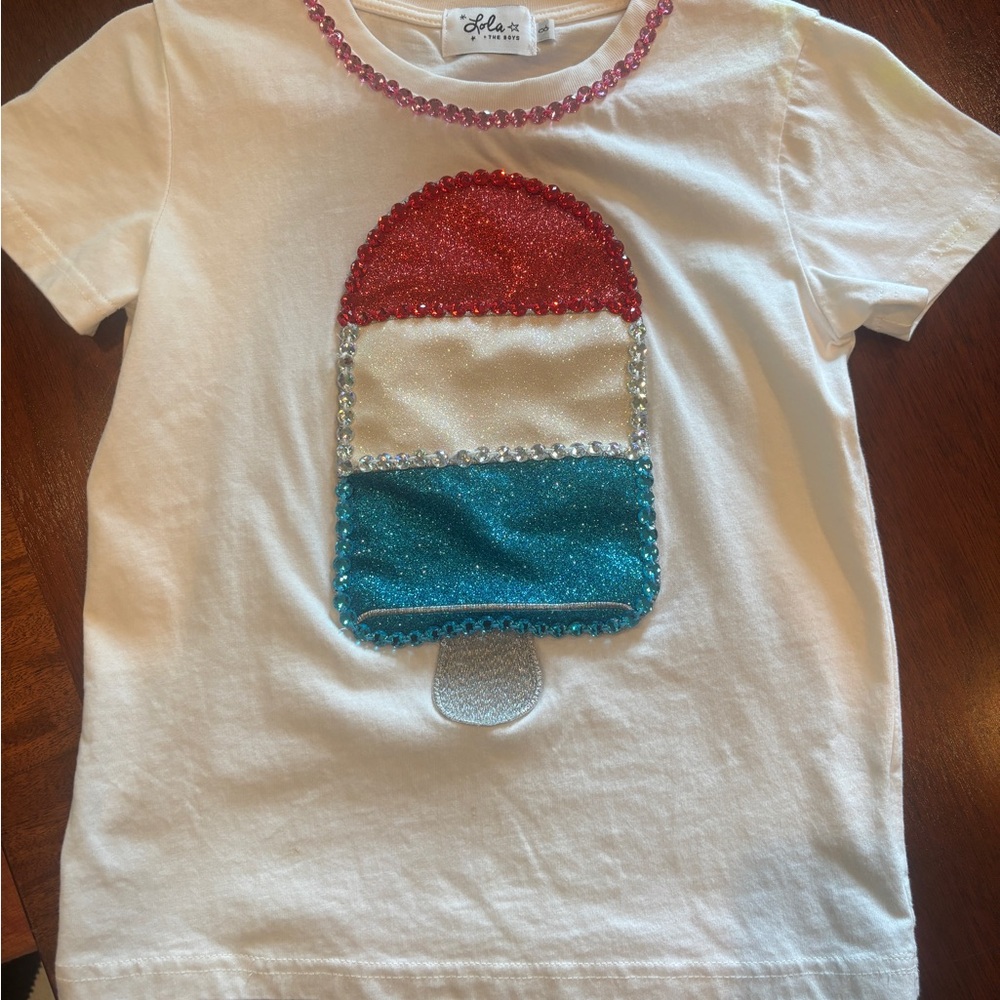 Lola + The Boys Ice Pop T-Shirt, size 8